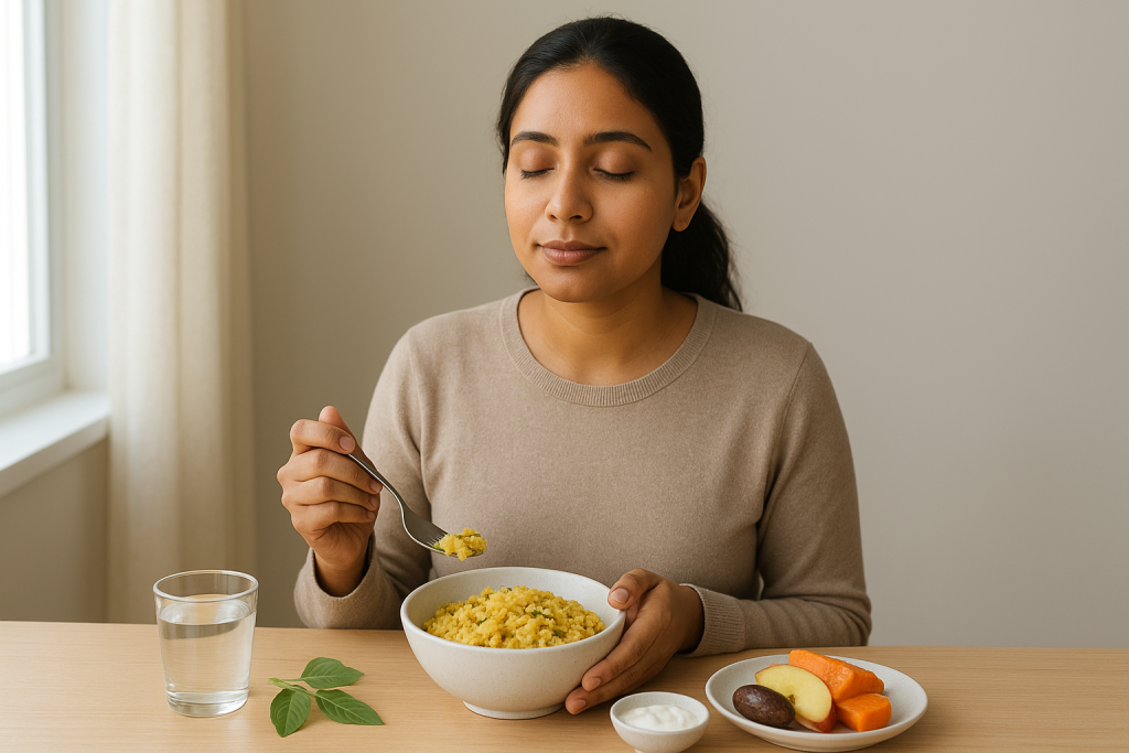 How Satvik eating reduces stress and anxiety.